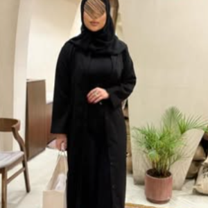 عباية كريب كوري دبل فيس حرير